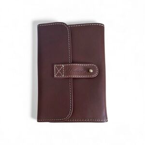 Indian motorcycle. NWOT. Brown Leather Men's travel bag.